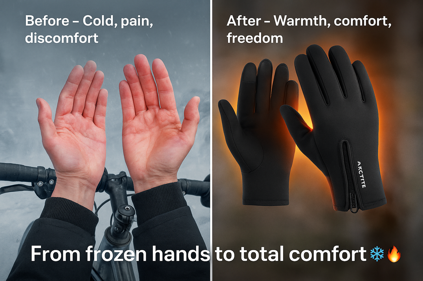 ARCTYTE™ — Termiske Touchscreen-hansker