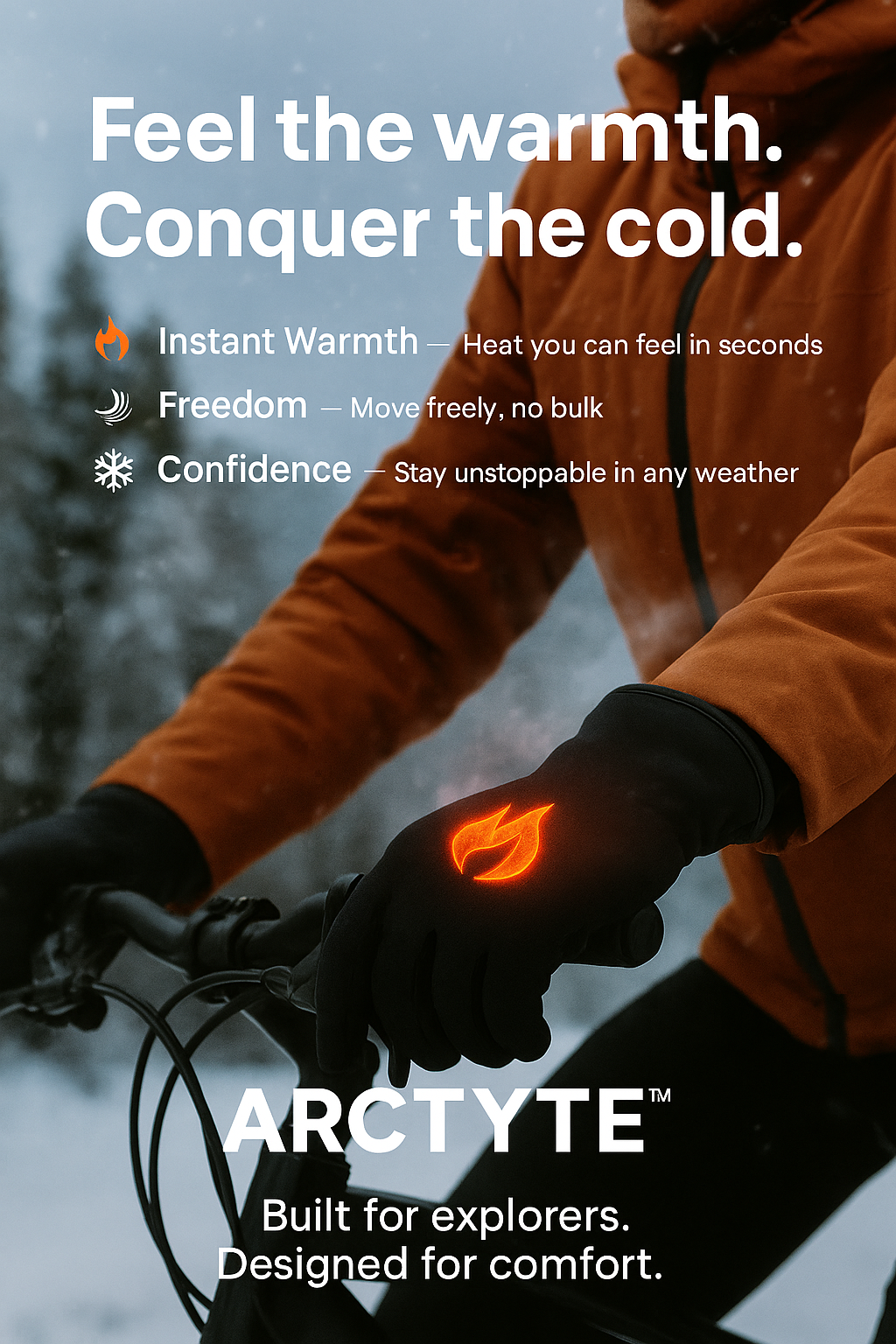 ARCTYTE™ — Termiske Touchscreen-hansker