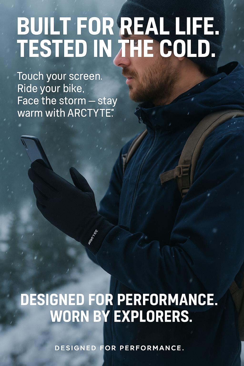ARCTYTE™ — Termiske Touchscreen-hansker
