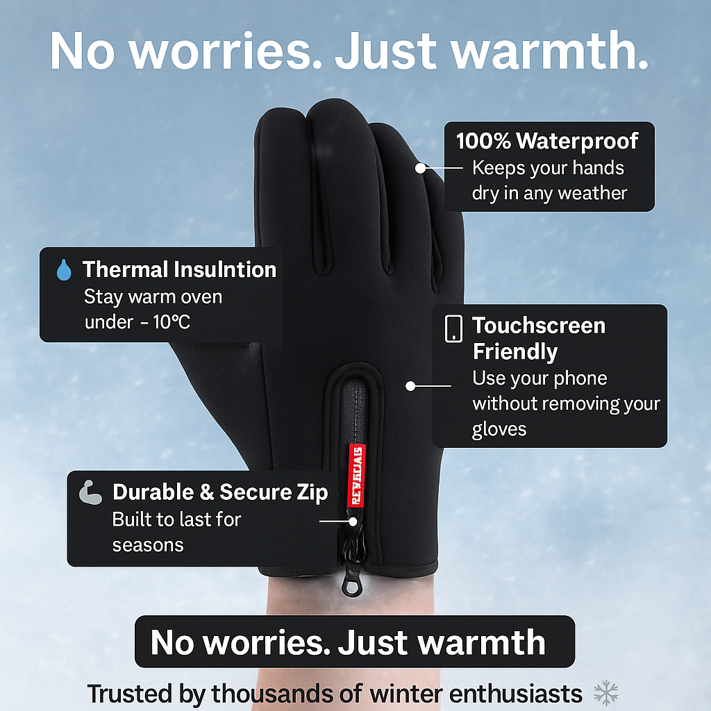 ARCTYTE™ — Termiske Touchscreen-hansker